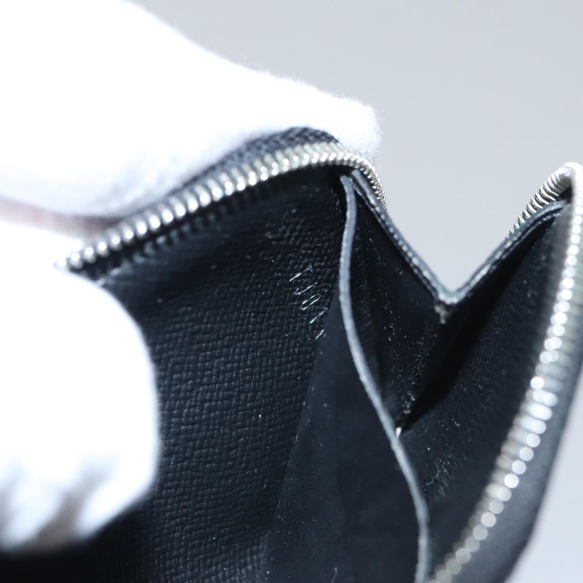 LOUIS VUITTON Damier Graphite Porte Monnaie Coin Purse N61237 LV 93272