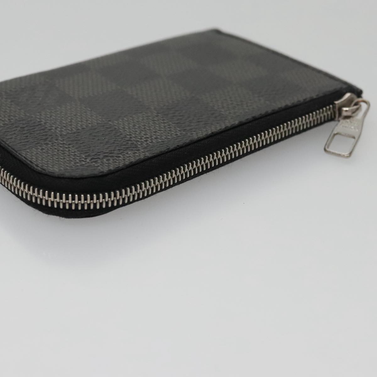 LOUIS VUITTON Damier Graphite Porte Monnaie Coin Purse N61237 LV 93272