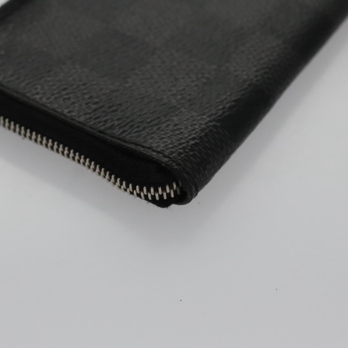 LOUIS VUITTON Damier Graphite Porte Monnaie Coin Purse N61237 LV 93272