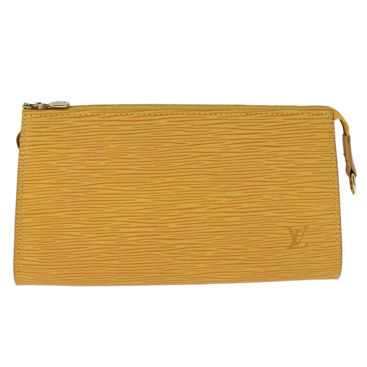LOUIS VUITTON Epi Pochette Accessoires Pouch Yellow M52989 LV 93274