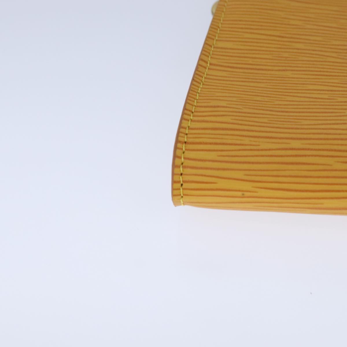 LOUIS VUITTON Epi Pochette Accessoires Pouch Yellow M52989 LV 93274