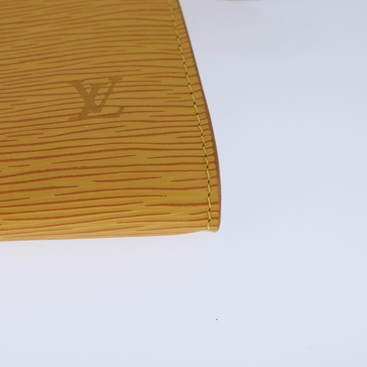 LOUIS VUITTON Epi Pochette Accessoires Pouch Yellow M52989 LV 93274