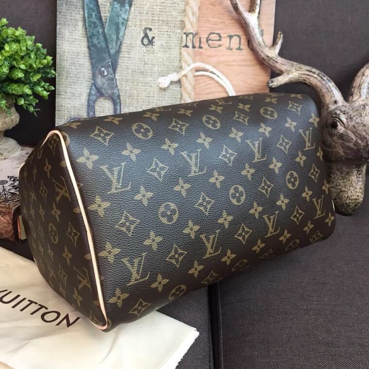LV Speedy 30 Monogram Canvas For Women, WomenÃ¢â‚¬â„¢s Handbags 11.8in/30cm LV M41108