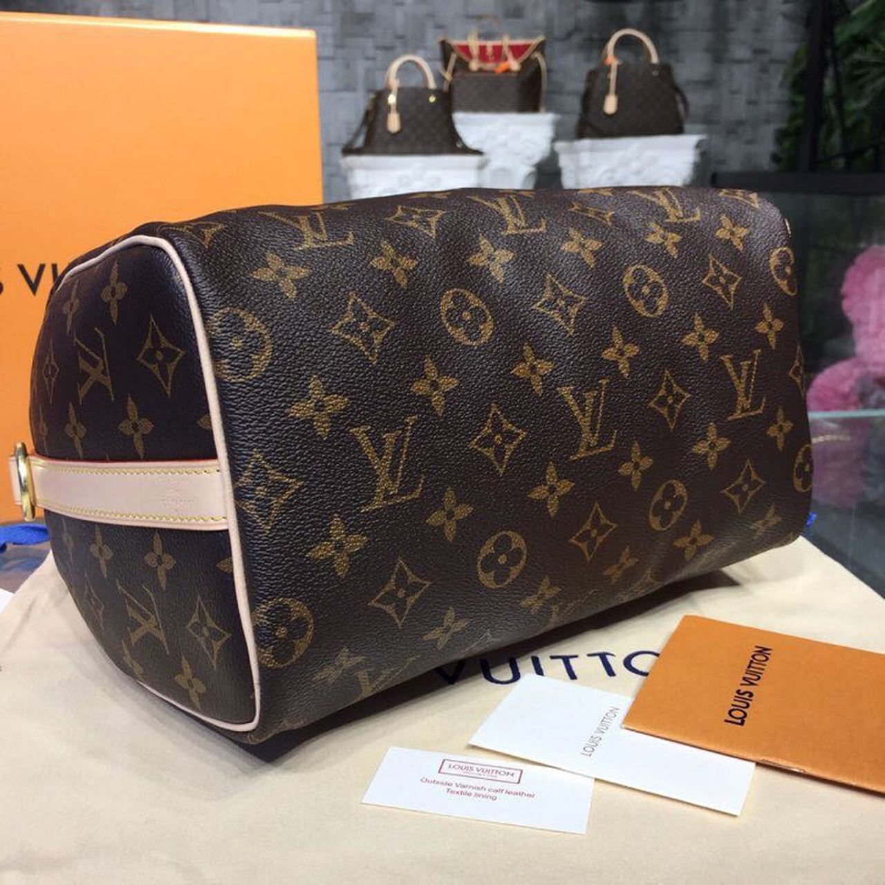 LV Speedy 25 Monogram Canvas For Women, WomenÃ¢â‚¬â„¢s Handbags 9.8in/25cm LV M41109