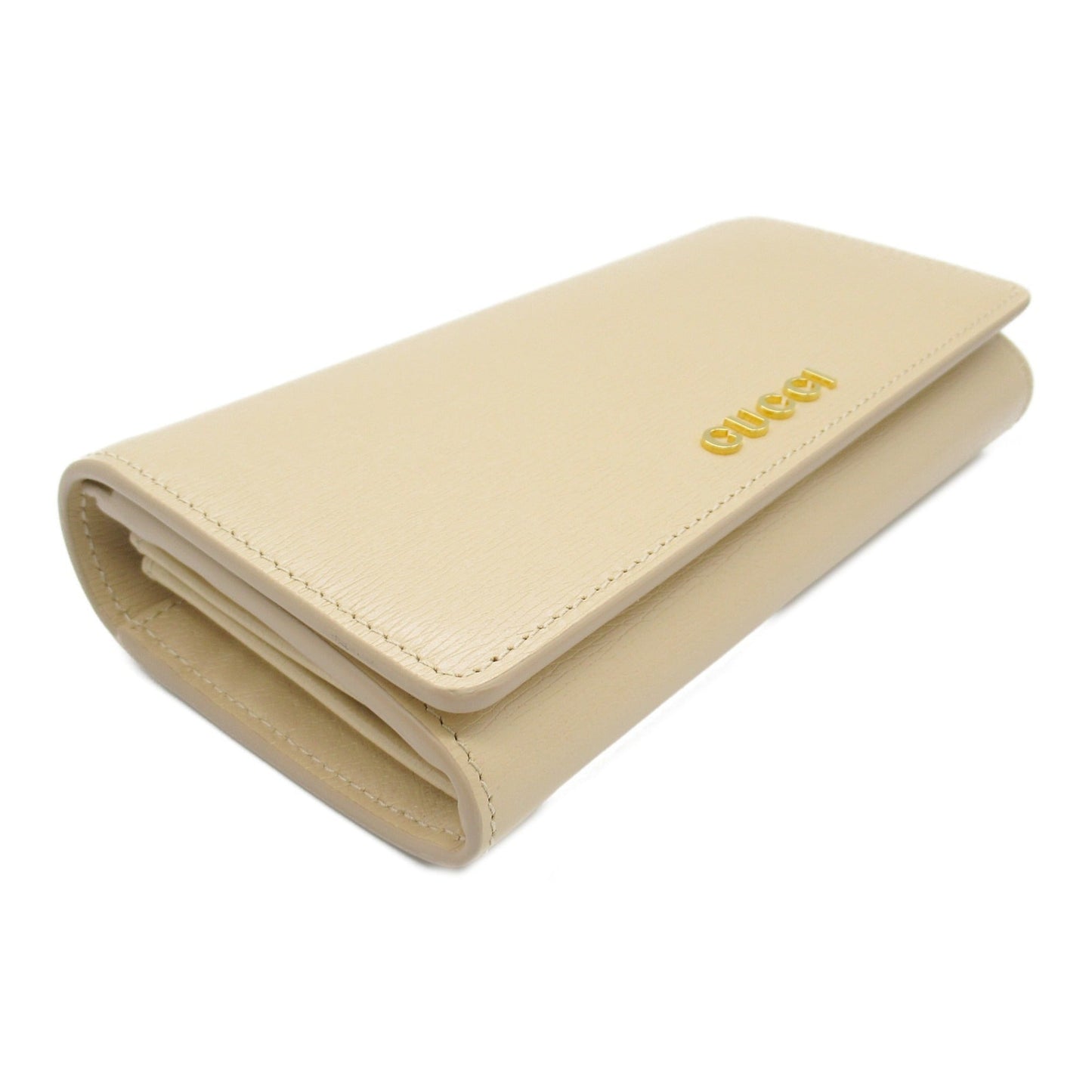 Gucci    Leather Long Wallet (Bi-Fold) (Pre-Owned)
