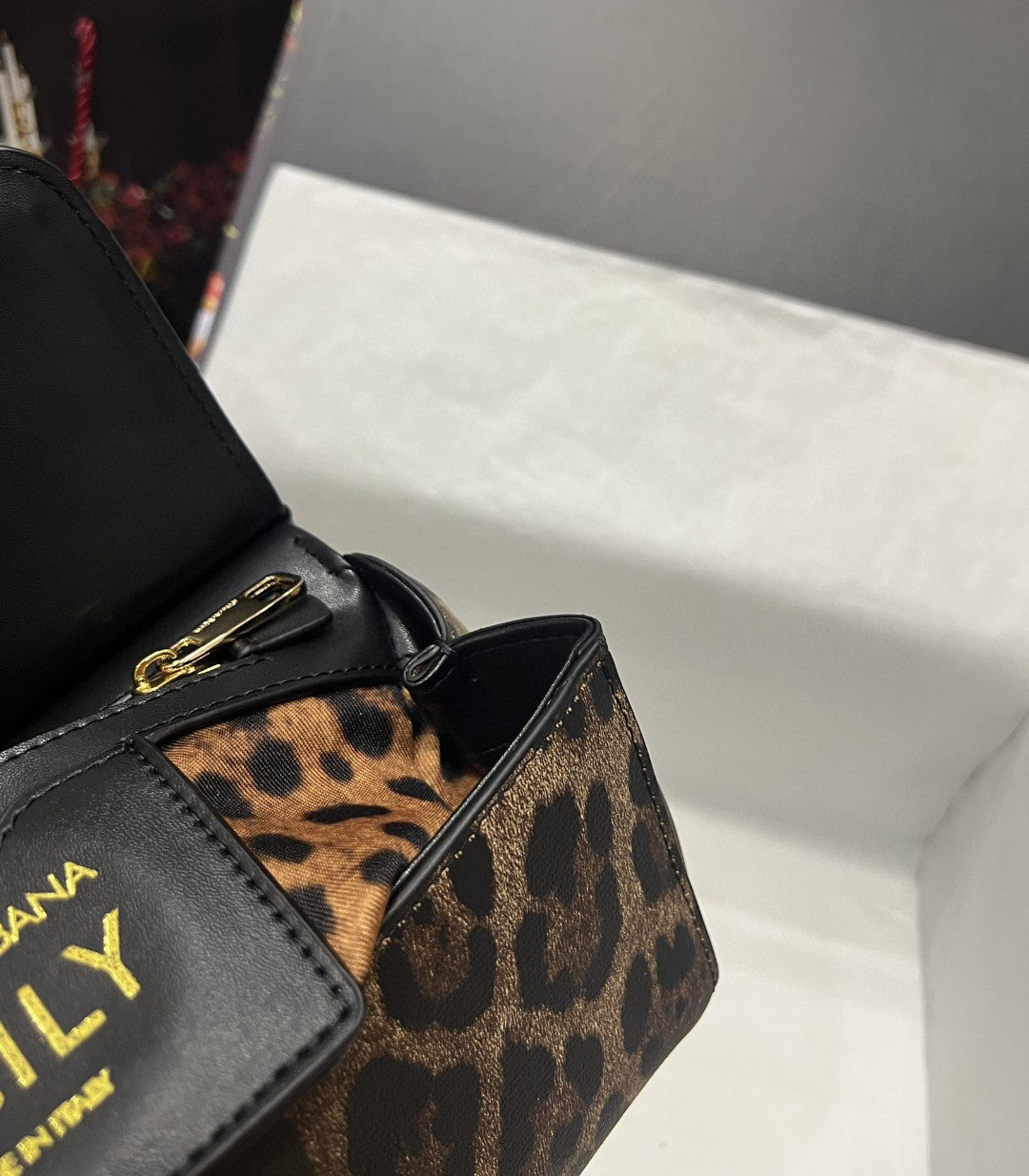 GLAMI Sicily Bag In Leopard-Print Pony Hair Multicolour For Women 7.9in/20cm GLAMI