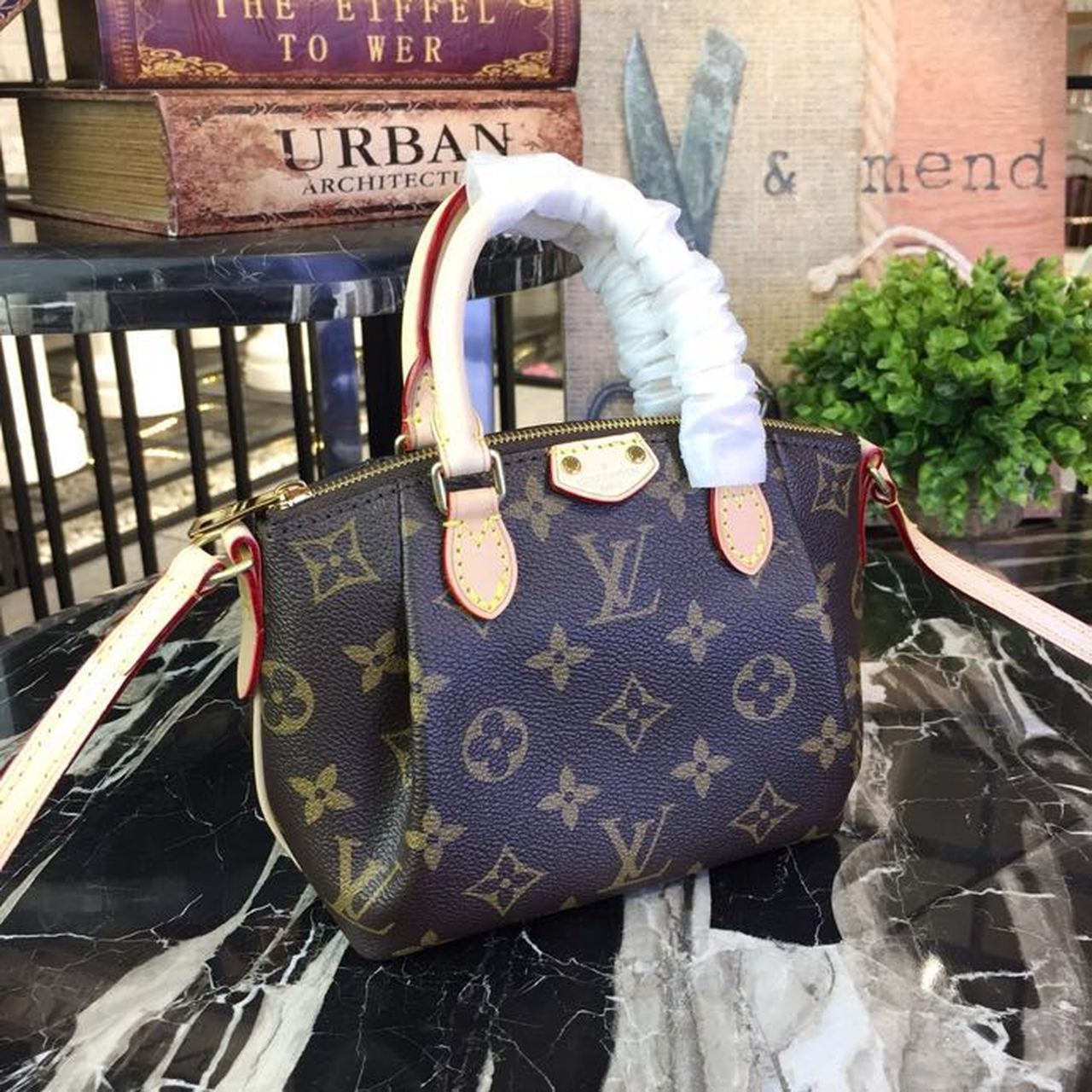 LV Nano Turenne Monogram Canvas For Women, WomenÃ¢â‚¬â„¢s Handbags, Shoulder And Crossbody Bags 6.7in/17cm LV M61253