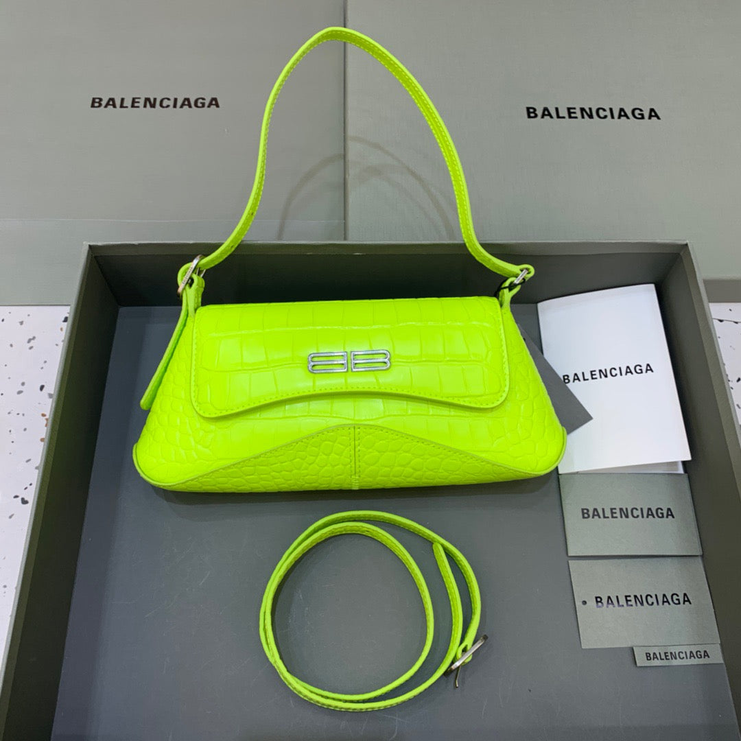 Balen XX Small GlamIap Bag Box Green Neon, For Women,  Bags 10.6in/27cm