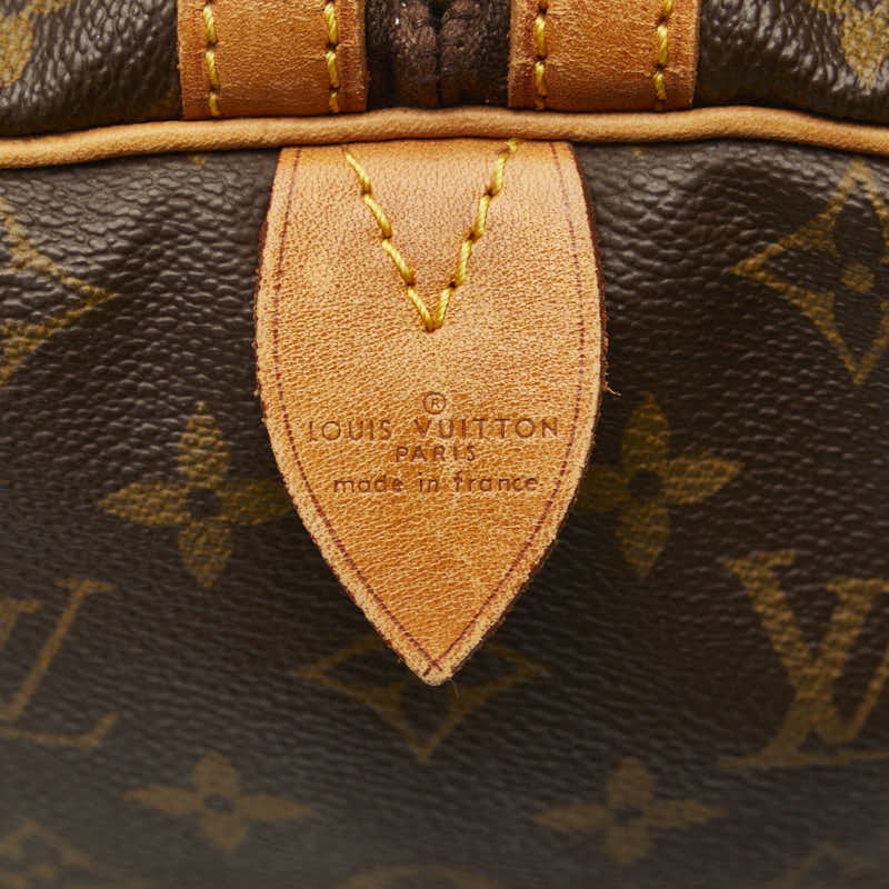 Louis Vuitton Monogram Baseball 45 Boston Bag M41624 Brown PVC Leather  Louis Vuitton