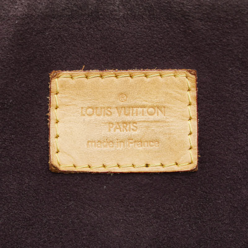 Louis Vuitton Monogram Pallas Handbag 2WAY M40906 Oral Pearl Brown PVC Leather  Louis Vuitton