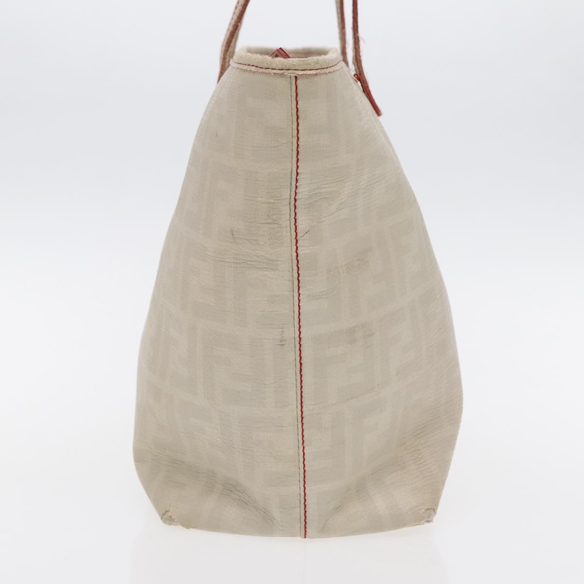 FENDI Zucca Canvas Tote Bag White 94234