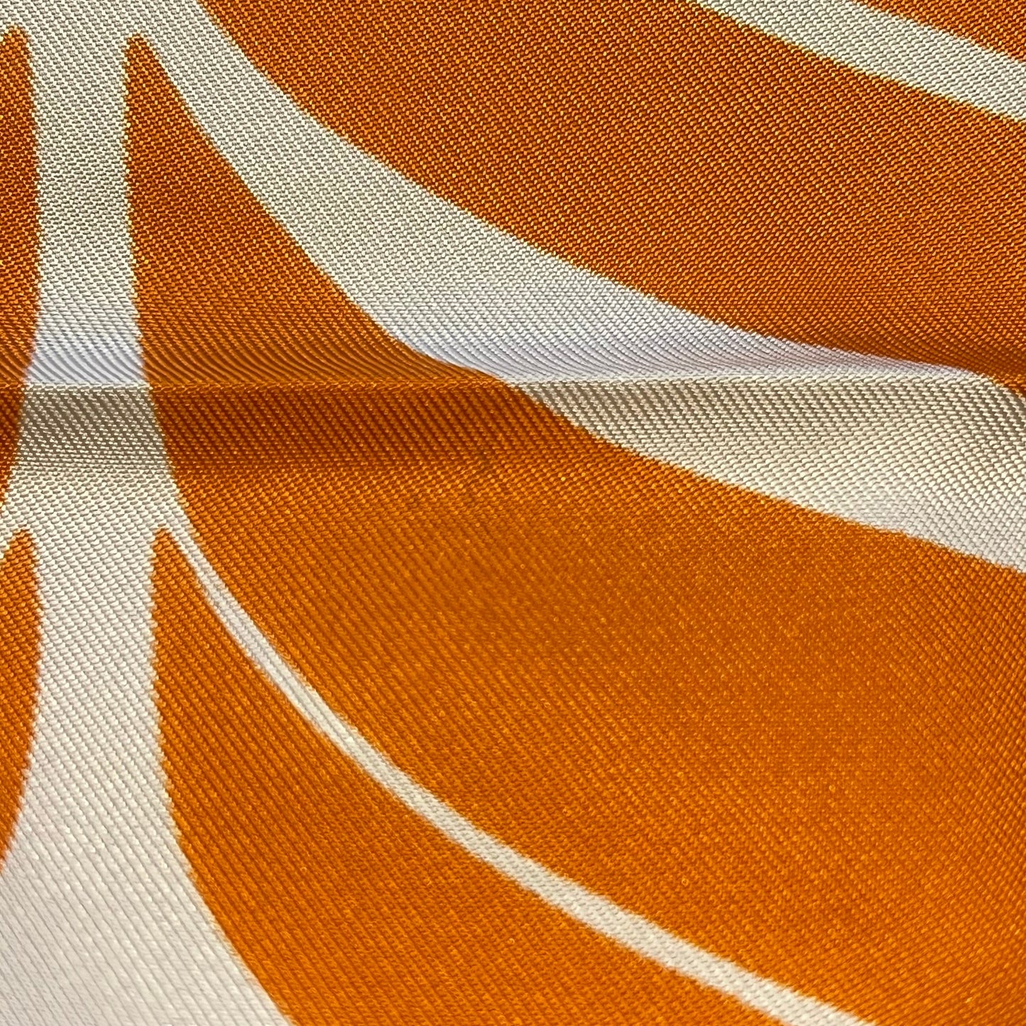 GUCCI x Adidas Orange Blue White Silk GG Monogram Trefoil Print Square Scarf