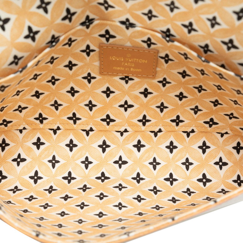 LOUIS VUITTON Louis Vuitton Monogram Linen M82520 Shoulder Bag PVC/Leather White Lady Linen