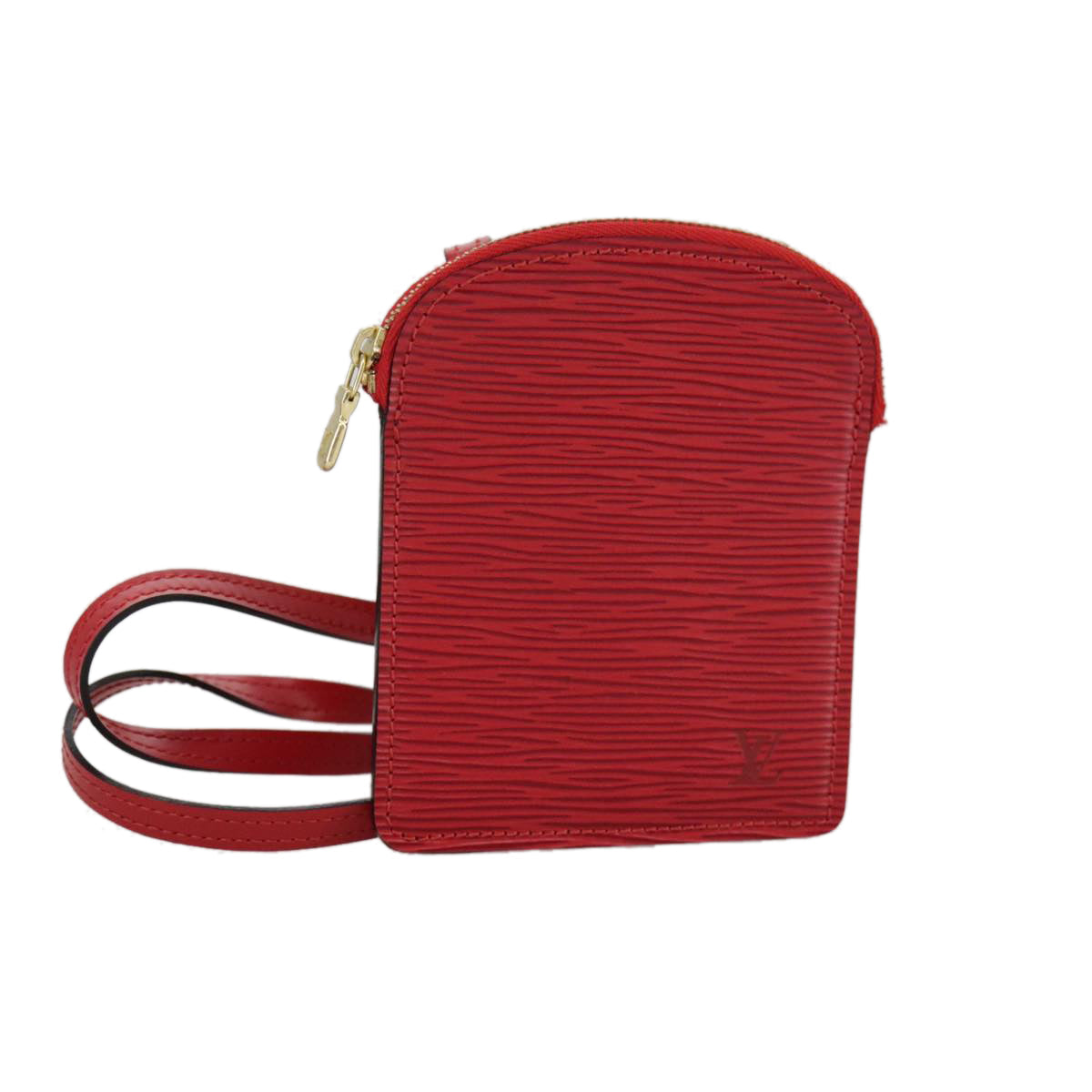 LOUIS VUITTON Epi Pochette Secret Accessory Pouch SPO Red LV 95155S