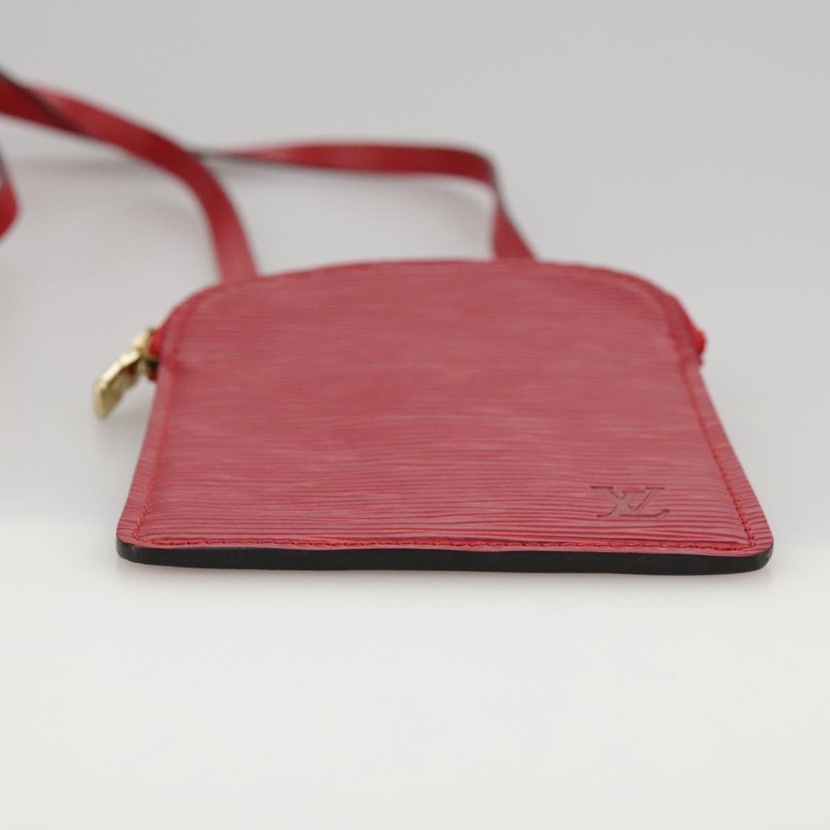 LOUIS VUITTON Epi Pochette Secret Accessory Pouch SPO Red LV 95155S