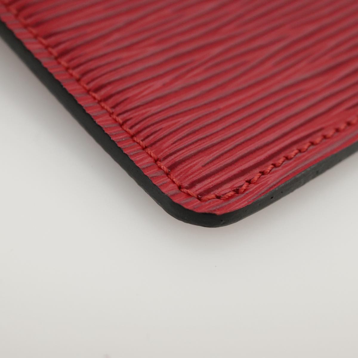 LOUIS VUITTON Epi Pochette Secret Accessory Pouch SPO Red LV 95155S
