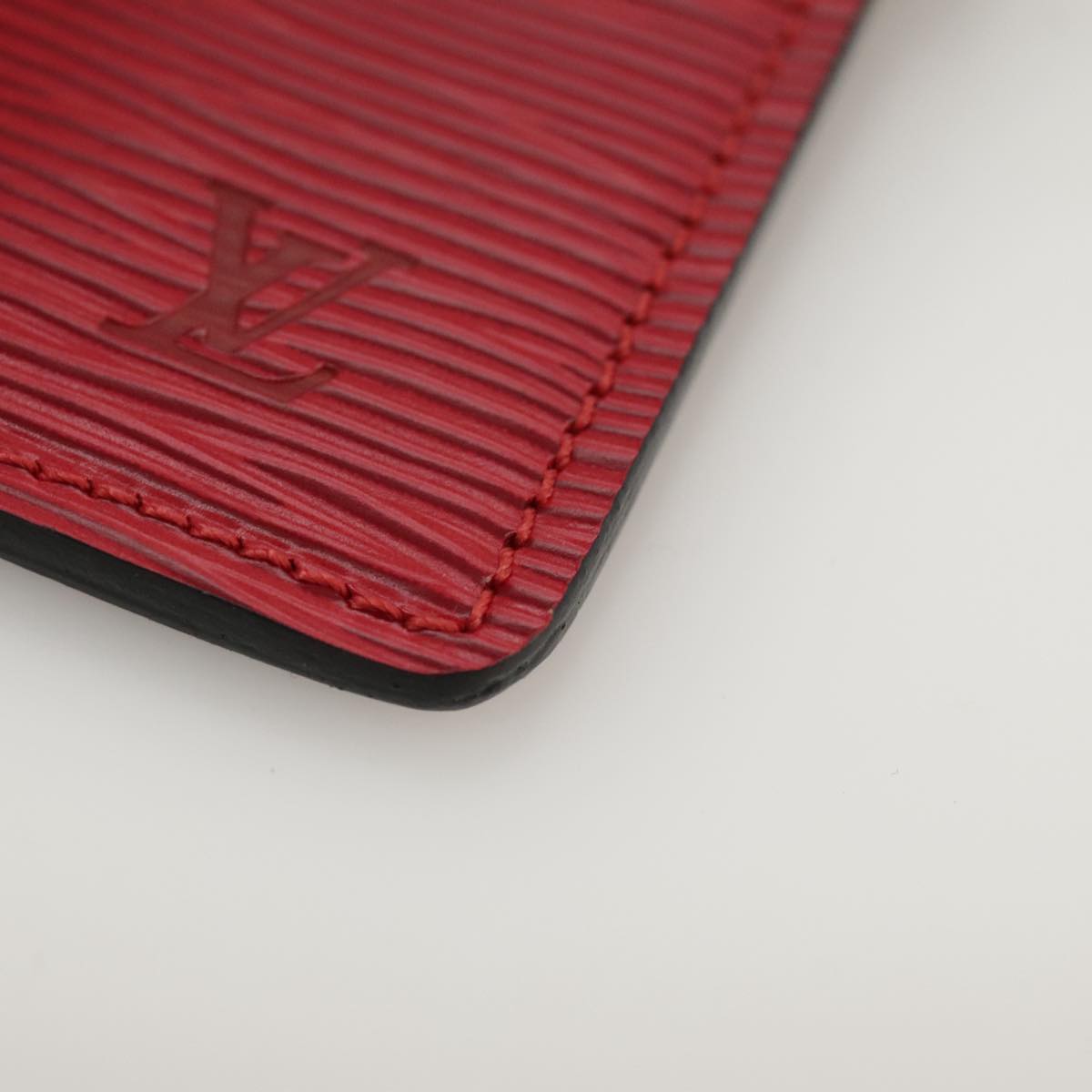 LOUIS VUITTON Epi Pochette Secret Accessory Pouch SPO Red LV 95155S