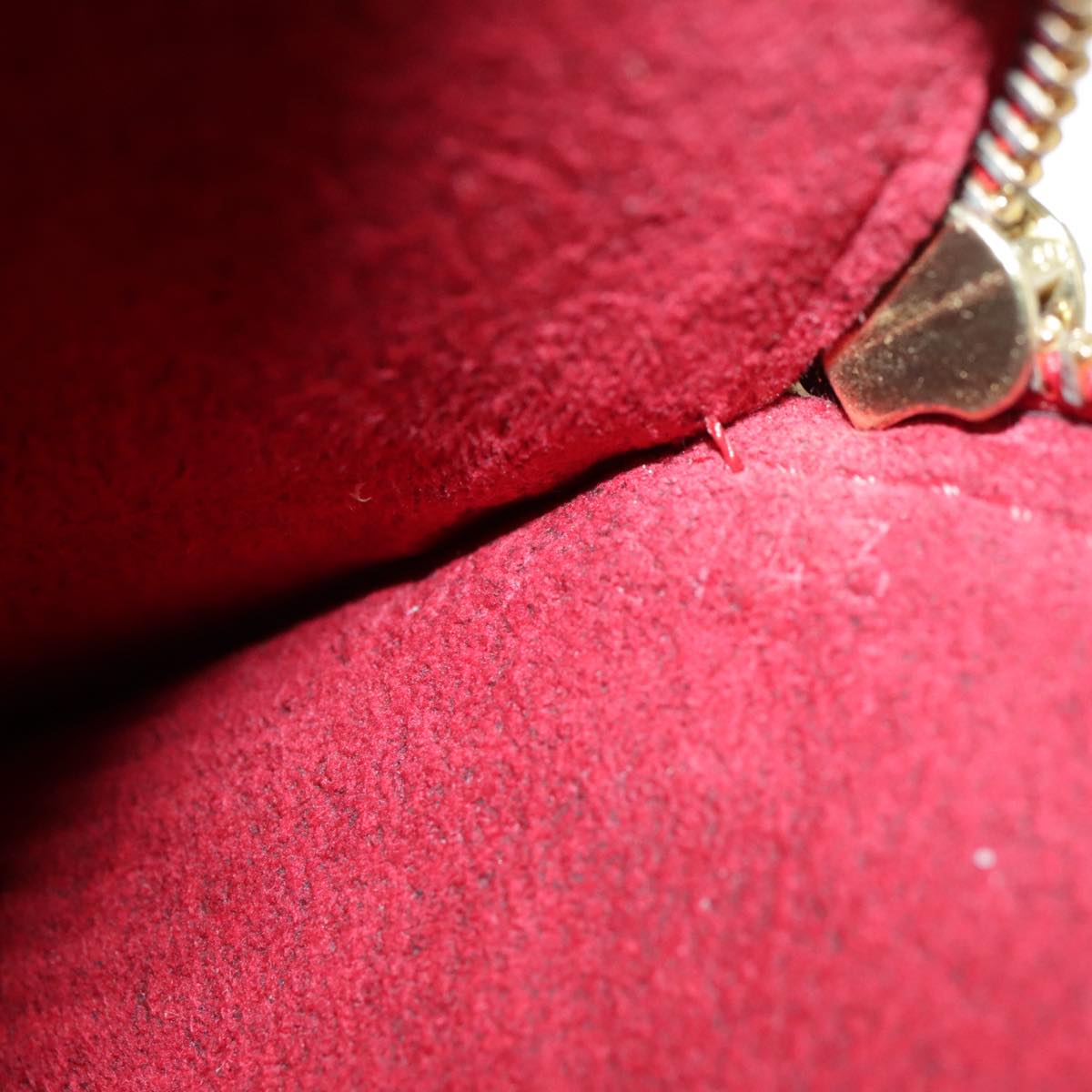 LOUIS VUITTON Epi Pochette Secret Accessory Pouch SPO Red LV 95155S
