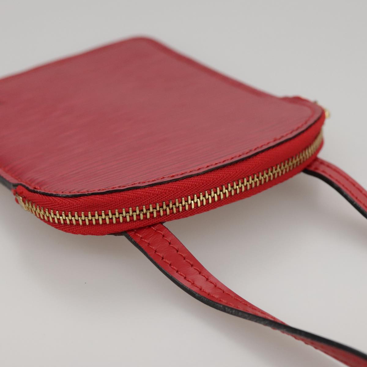 LOUIS VUITTON Epi Pochette Secret Accessory Pouch SPO Red LV 95155S