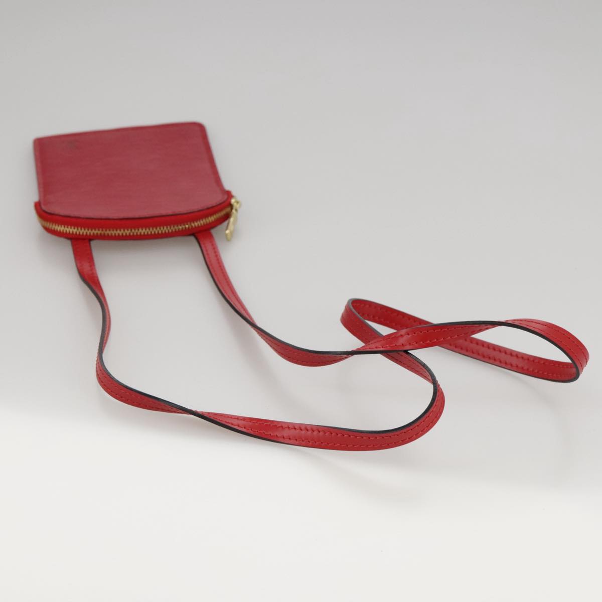 LOUIS VUITTON Epi Pochette Secret Accessory Pouch SPO Red LV 95155S