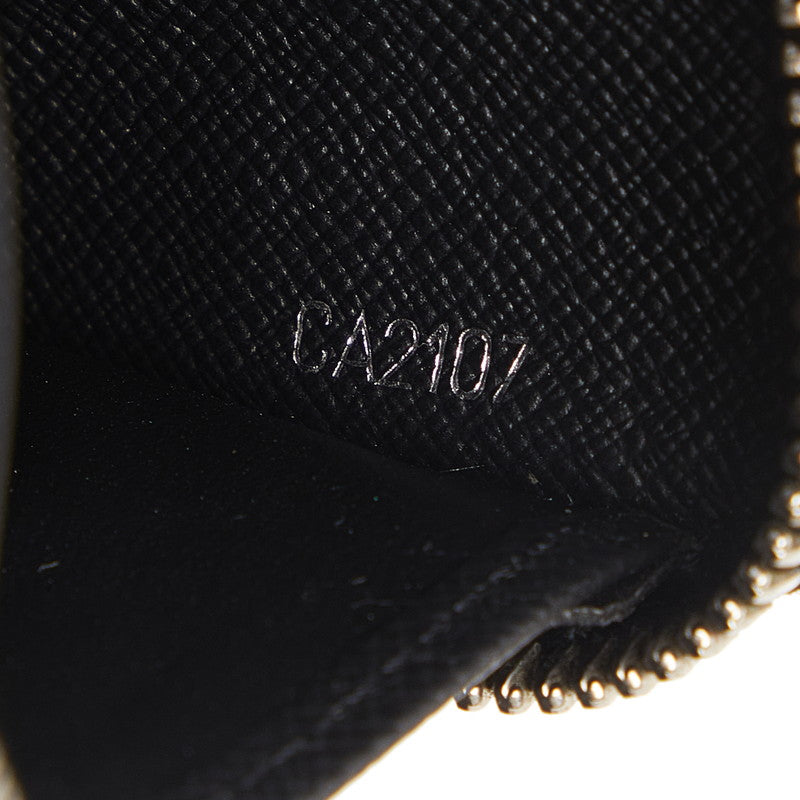 Louis Vuitton Epic Zippie Wallet Roundfasner Long Wallet M61857 Black Noir Leather Men Louis Vuitton