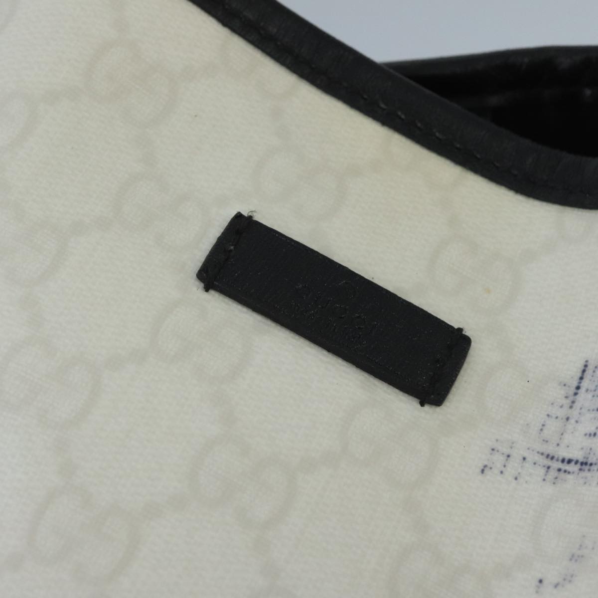 GUCCI GG Supreme Tote Bag PVC Gold White 197953 95798