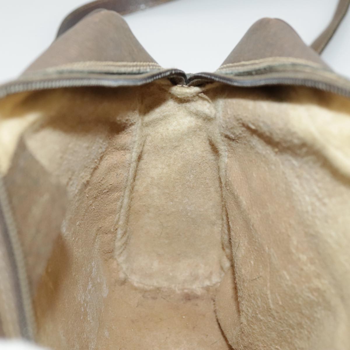 GUCCI GG Supreme Web Sherry Line Shoulder Bag PVC Beige 56 02 004 95827