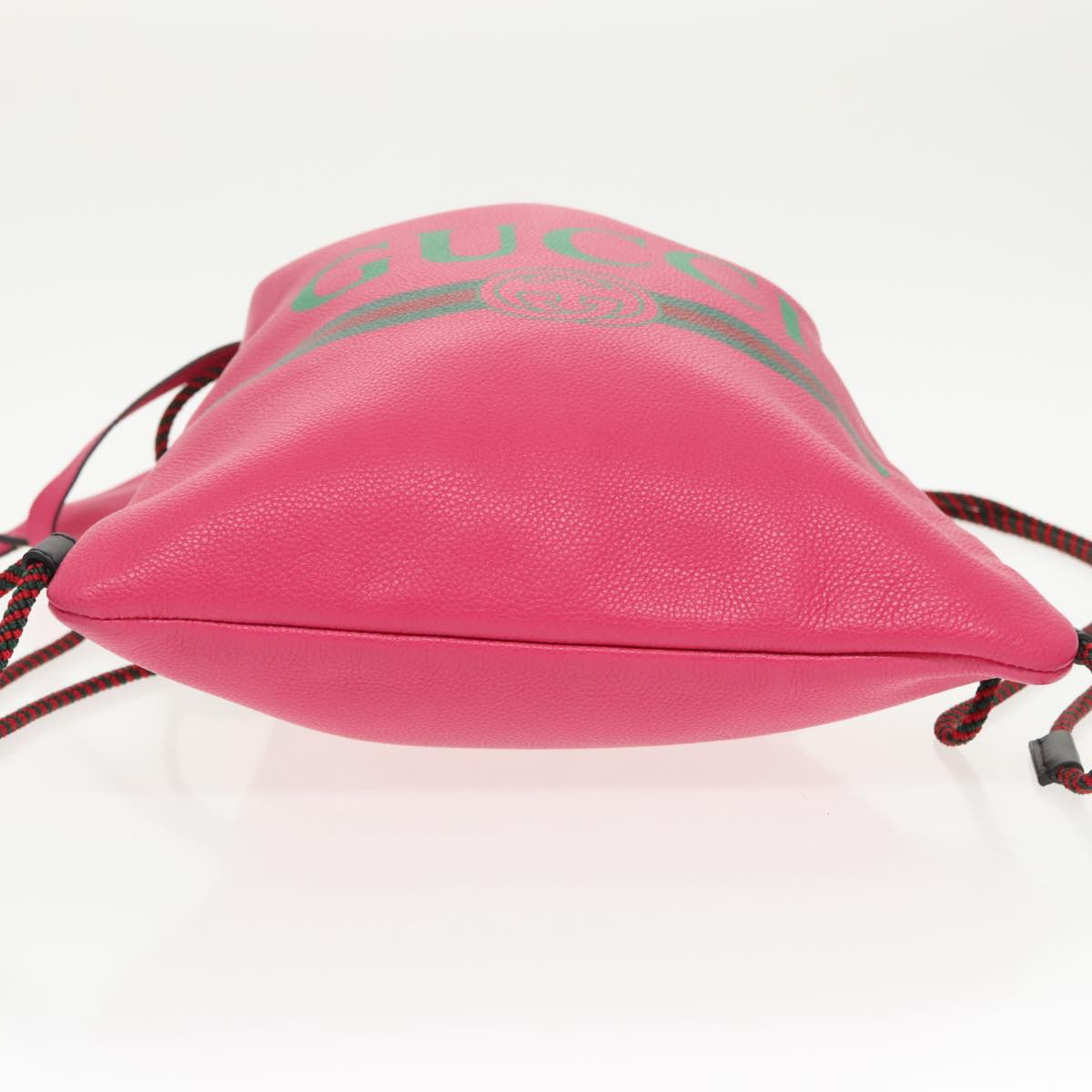GUCCI Backpack Leather Pink 523586 95840