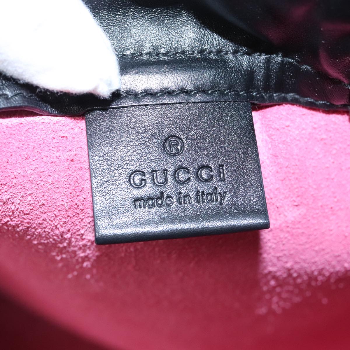 GUCCI Backpack Leather Pink 523586 95840