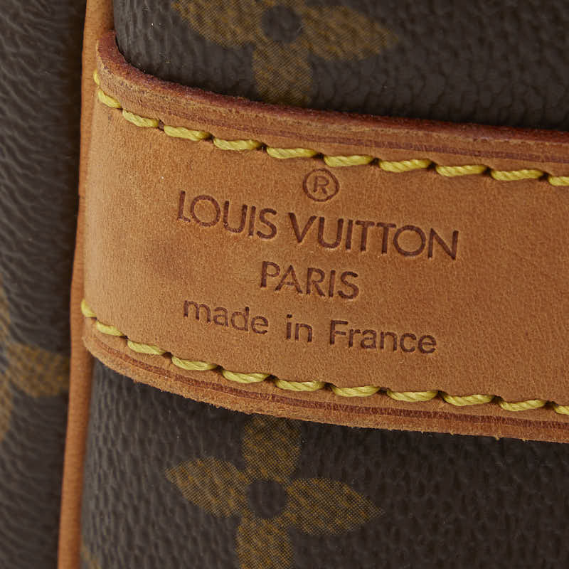 Louis Vuitton Monogram Keepall Bandouliere 60 Boston Bag M41412 Brown
