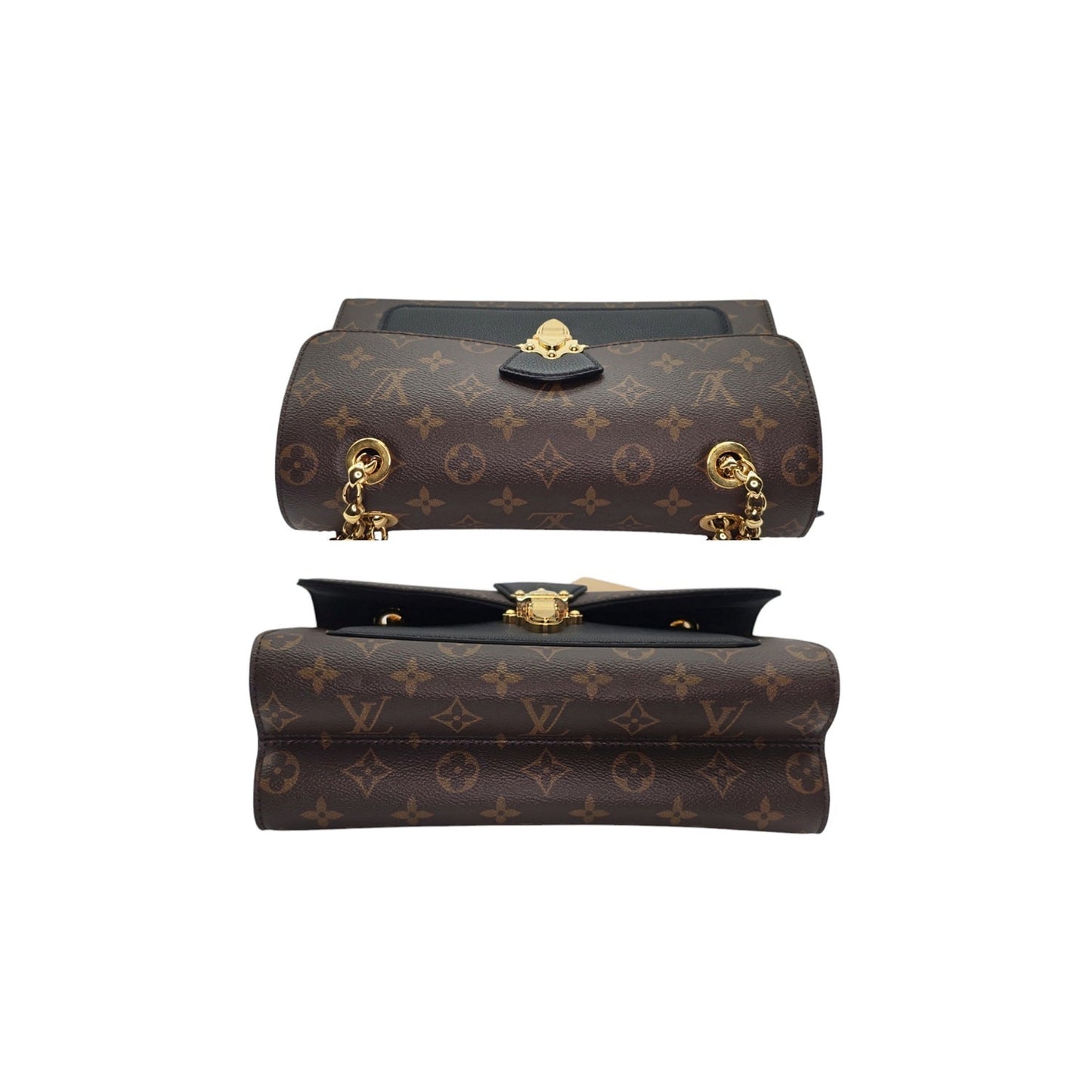 Louis Vuitton Black Monogram Canvas Victoire Chain Bag