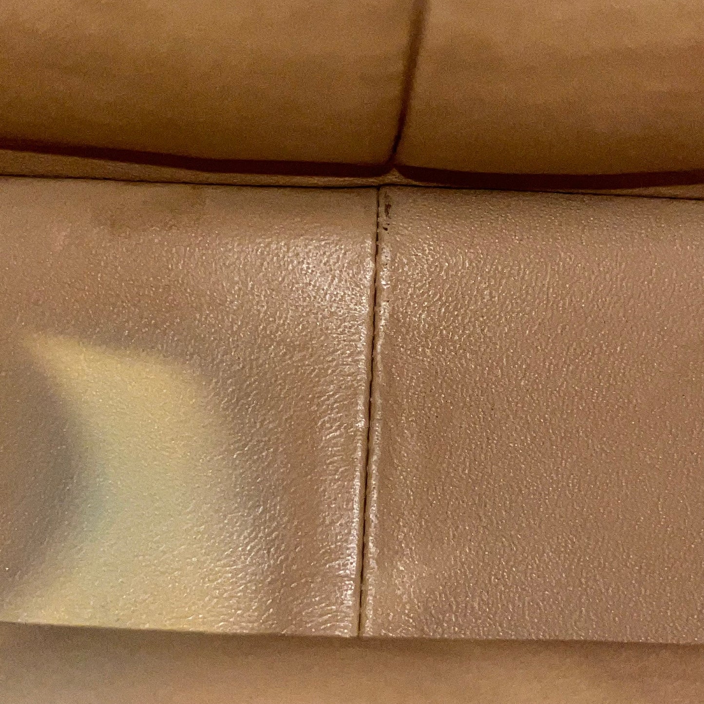 CHANEL Classic Double Flap Jumbo Beige Quilted Caviar Leather Shoulder Bag