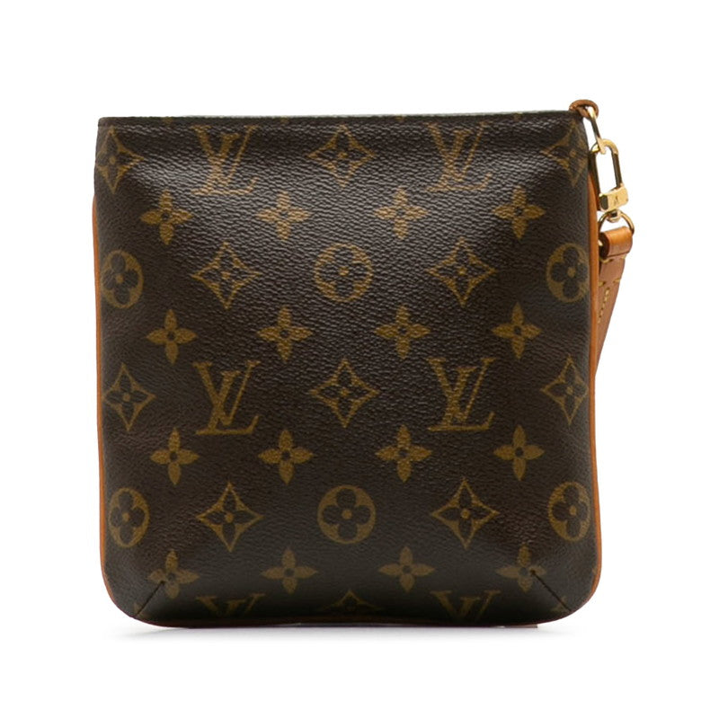 Louis Vuitton Monogram Partition Pouch M51901 Brown PVC Leather  Louis Vuitton