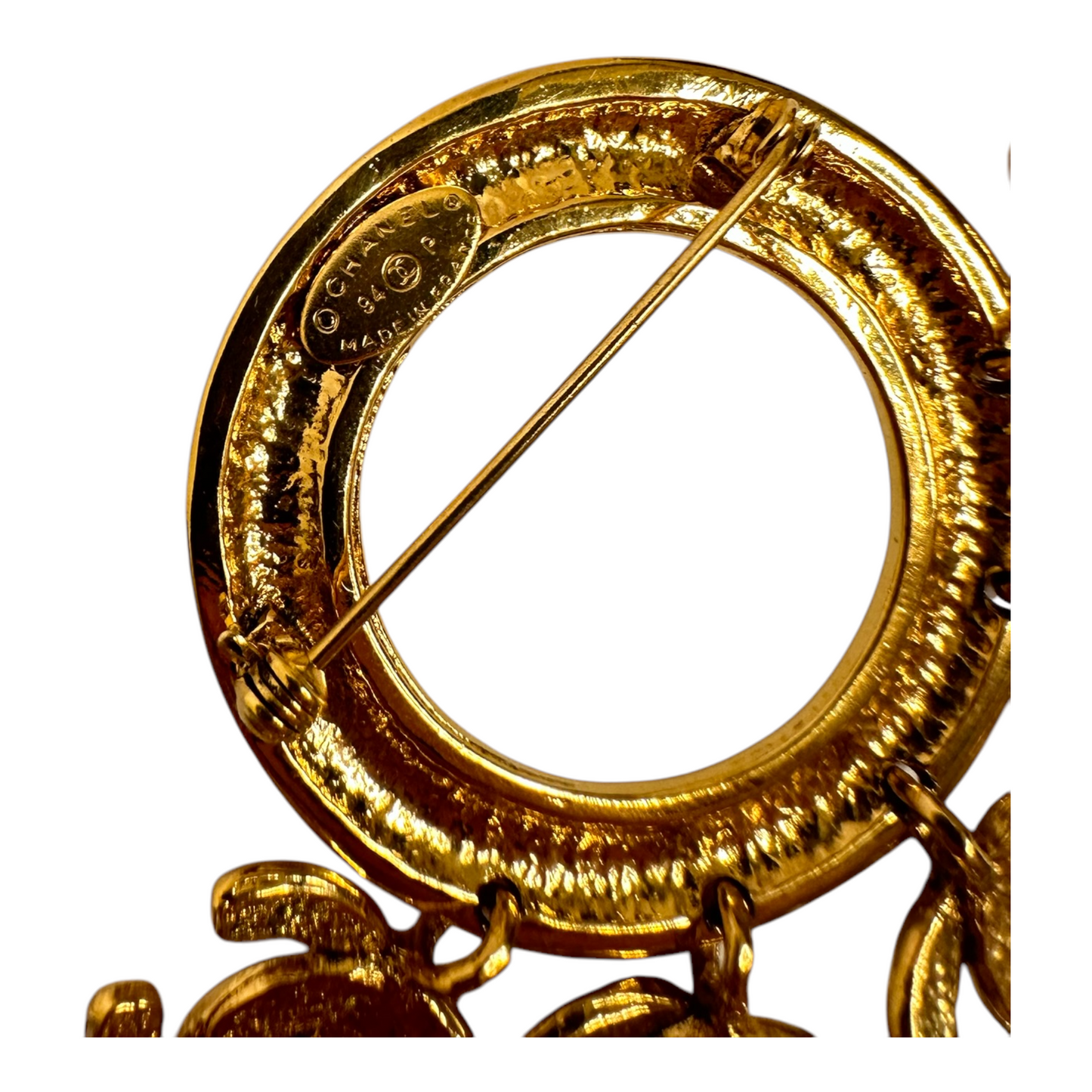 Chanel 1994 CC Dangler Brooch