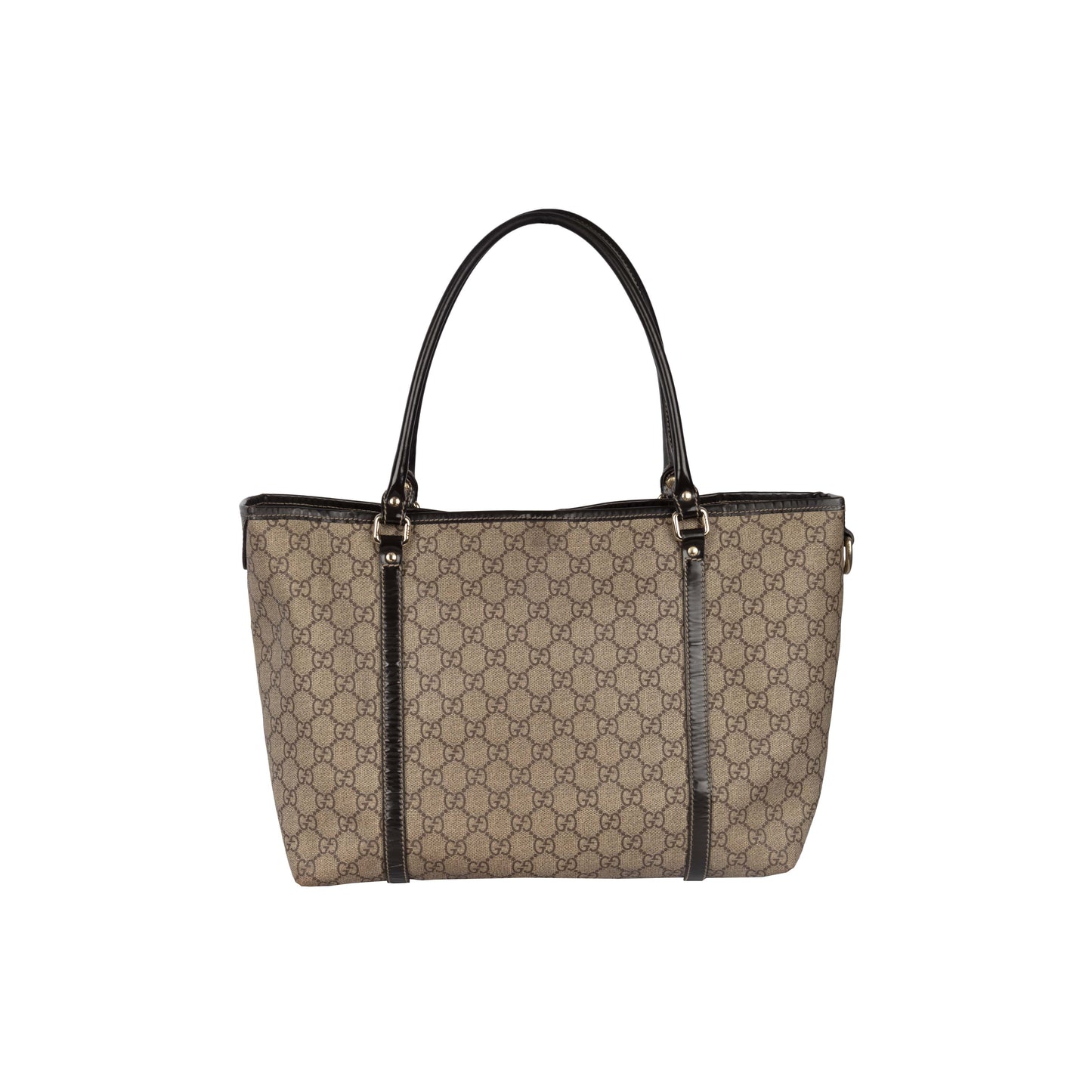 GLM-- Monogram Canvas Tattoo Heart Tote Bag - '10s