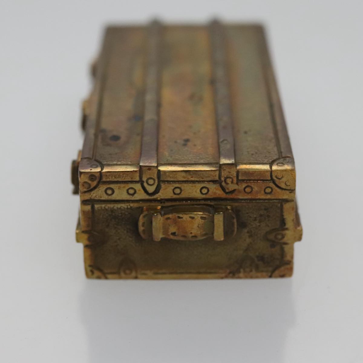 LOUIS VUITTON Trunk Paper weight metal Gold LV 96084