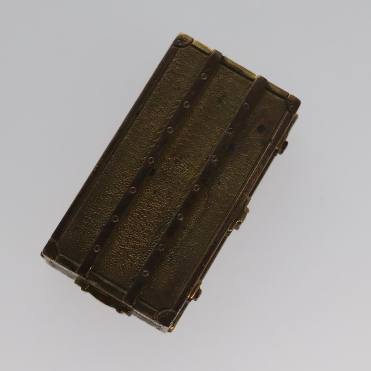 LOUIS VUITTON Trunk Paper weight metal Gold LV 96084