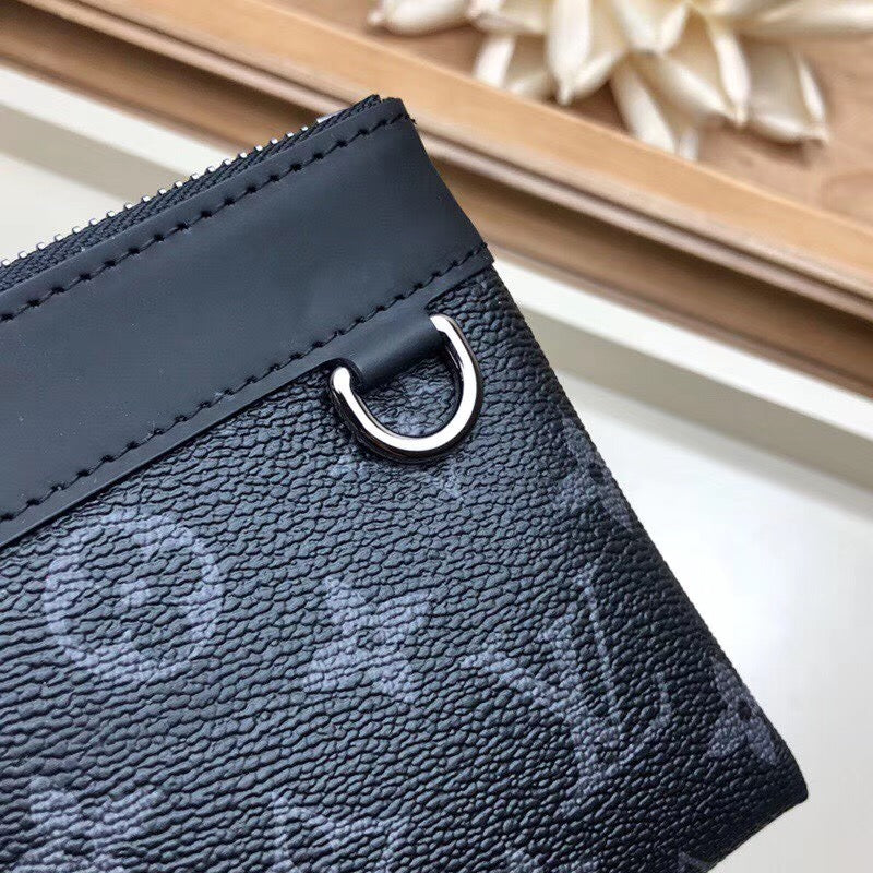 LV GLAMIscovery Pochette Monogram Pacific Canvas Black For Women, WoWallet 8.3in/21cm LV M44323