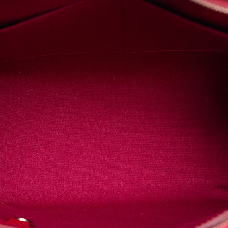 Louis Vuitton Epi Blair MM Tote Handbag Leather Carmine Red M4030E