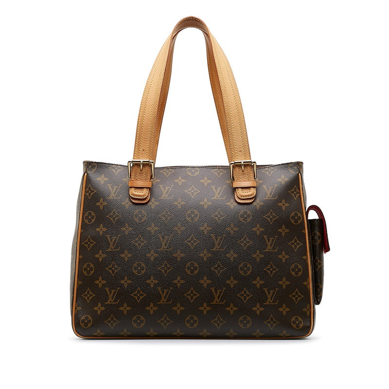 Louis Vuitton Monogram Multiple City Shoulder Bag M51162 Brown PVC Leather  Louis Vuitton