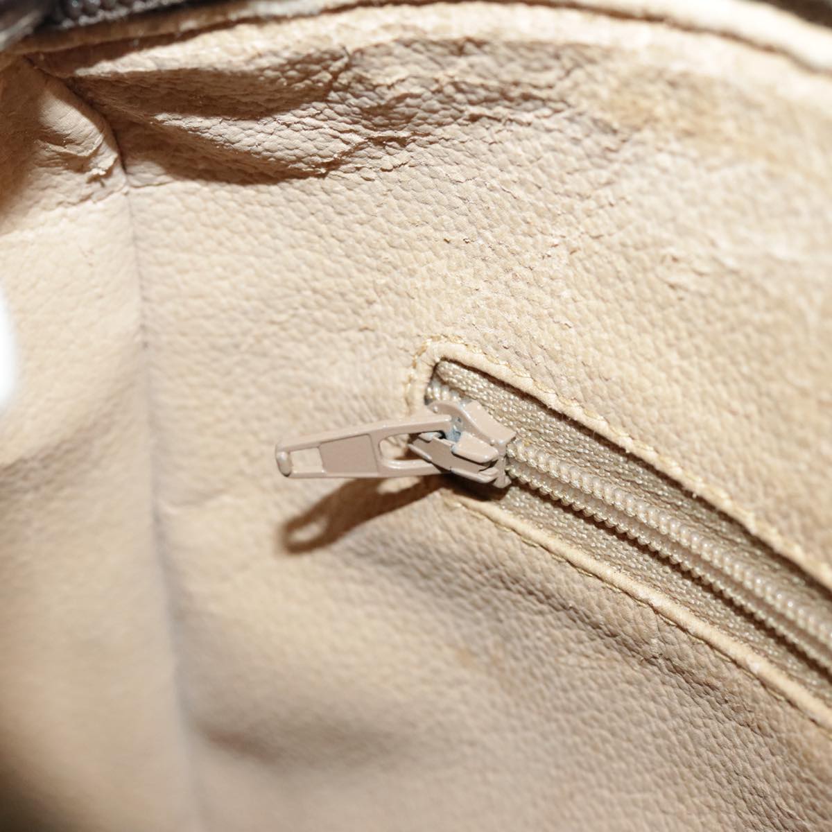 GUCCI GG Supreme Web Sherry Line Shoulder Bag PVC Beige 89 02 032 96515