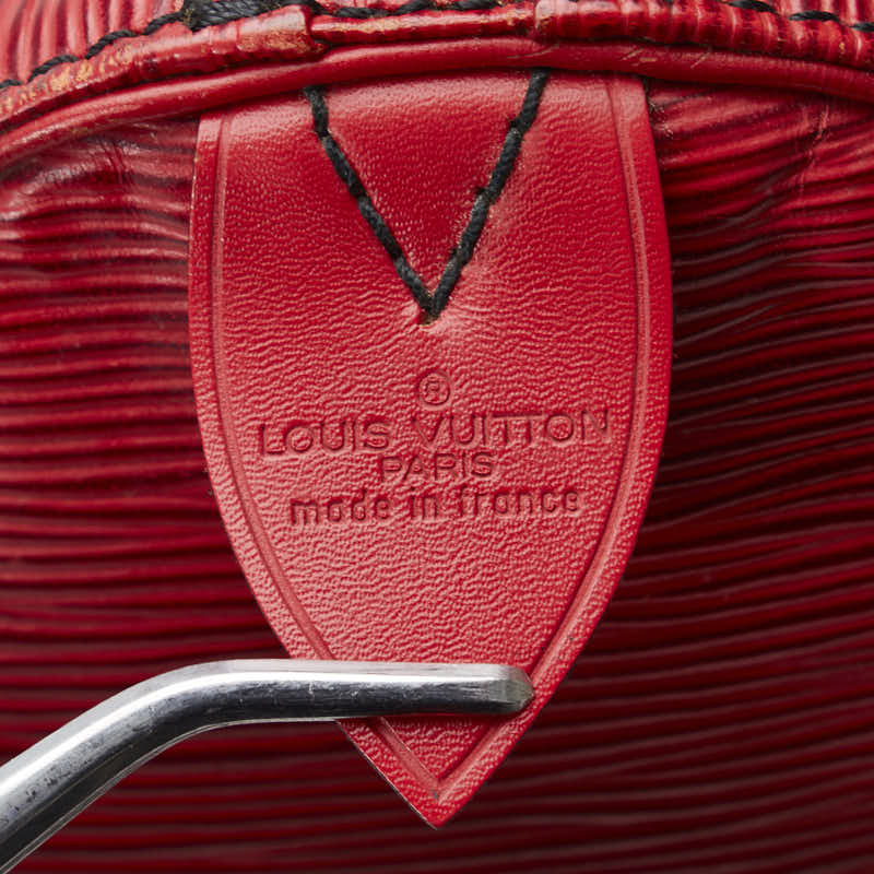 Louis Vuitton Louis Vuitton M42957 Boston Bag Leather Castilian Red