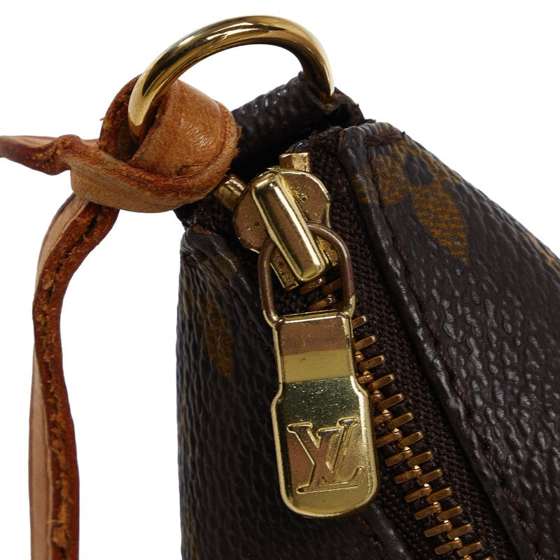 Louis Vuitton Monogram M40712 Handbag PVC/Leather Brown
