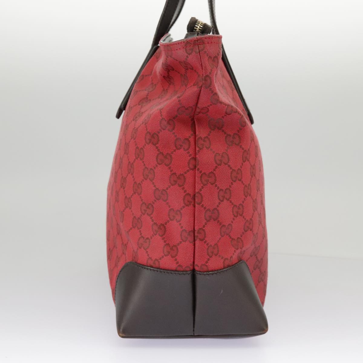 GUCCI GG Canvas Web Sherry Line Tote Bag Red Green gold 308928 97000