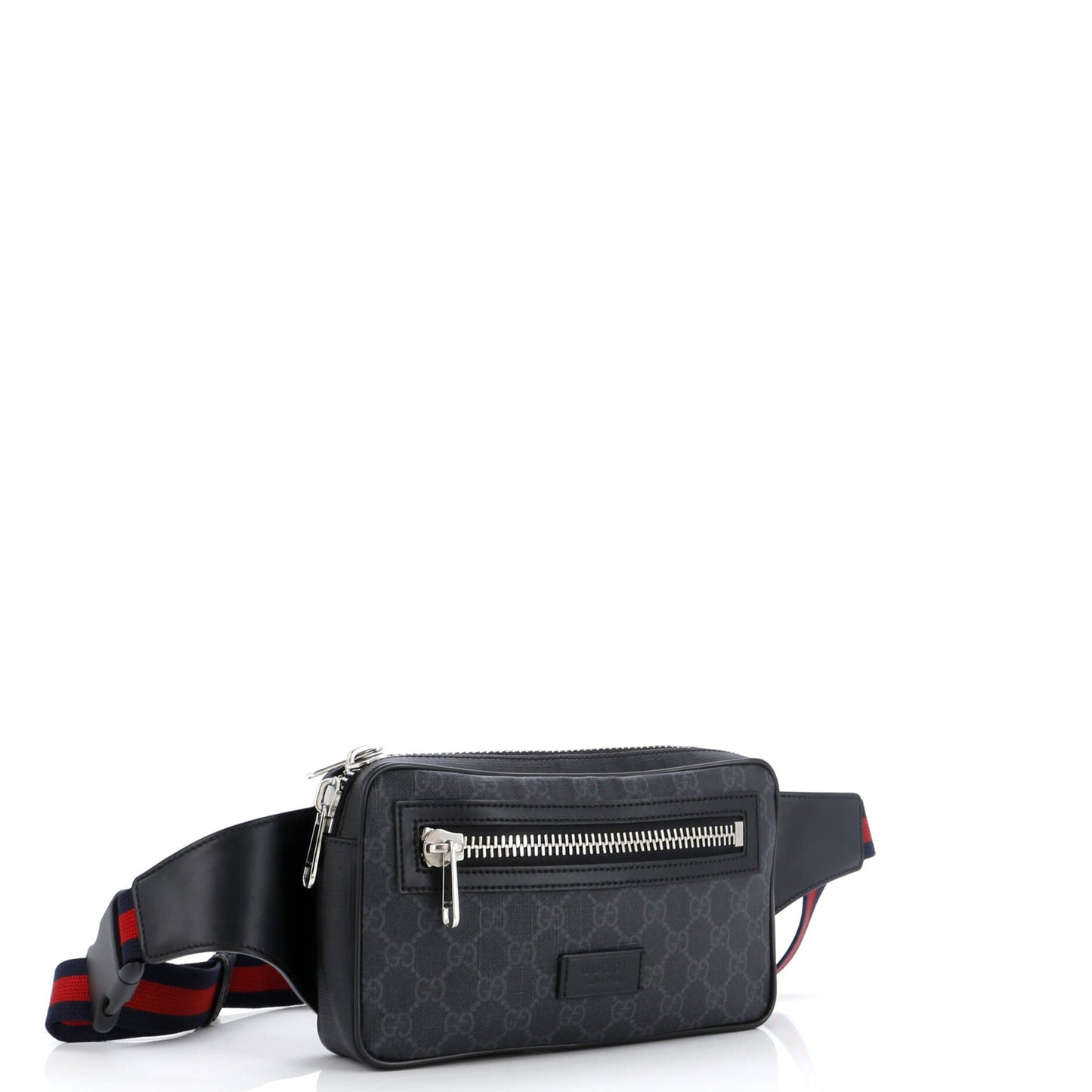 Soft Zip Belt Bag GG Coated Canvas Small