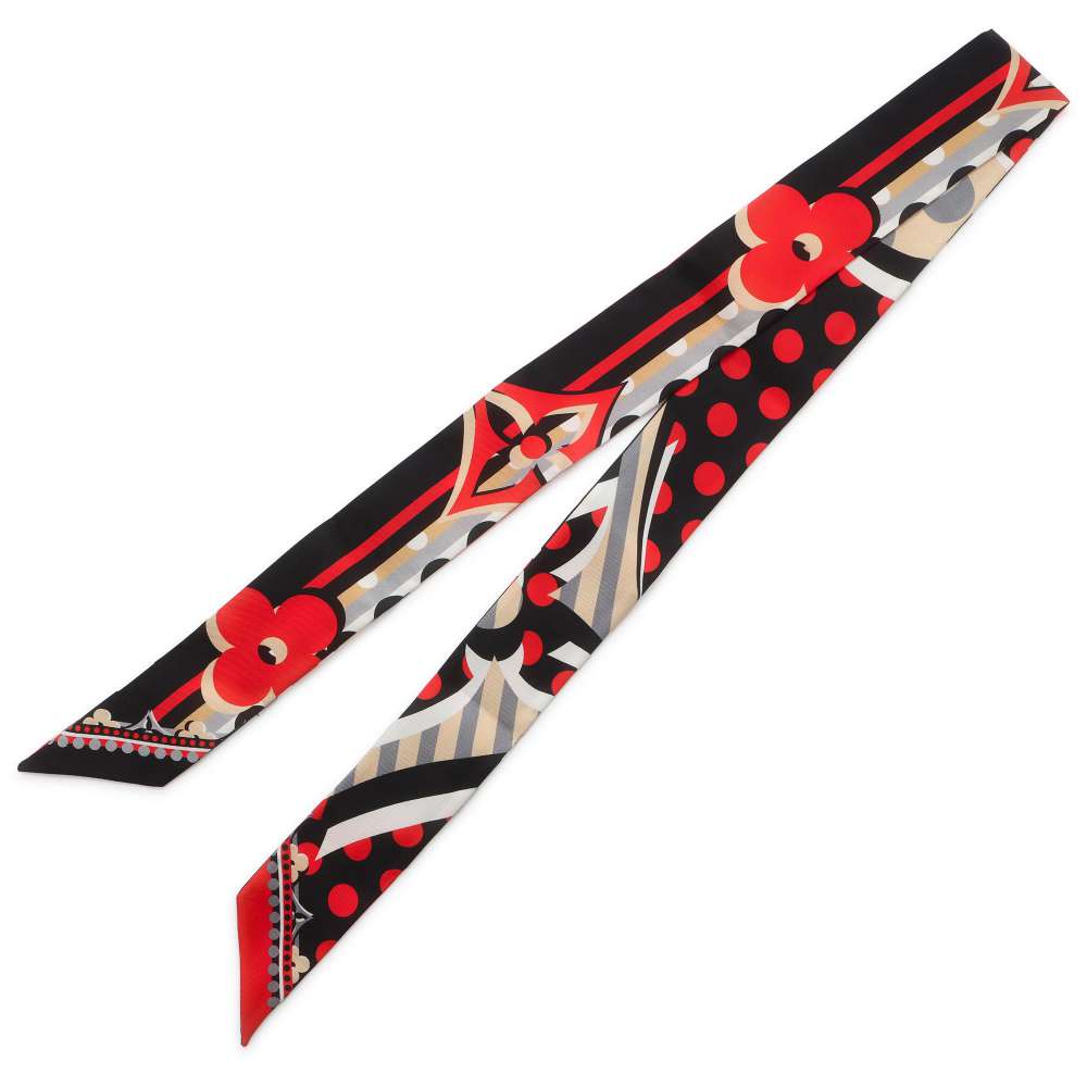 LOUIS VUITTON BandeauBB Pop Monogram Black/MulticolorM76187 Silk100%