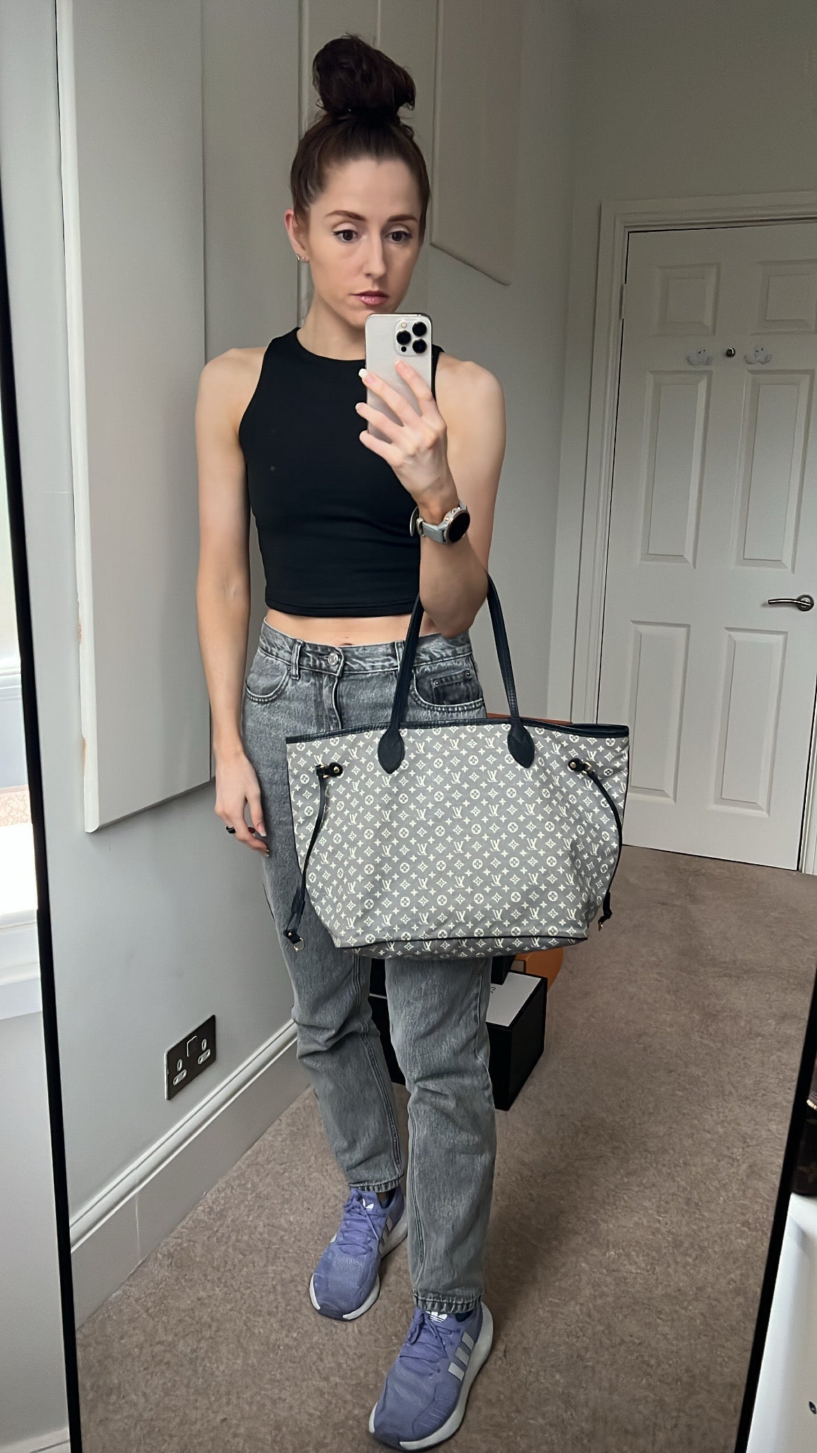 Louis Vuitton Neverfull MM Monogram Idylle Mini Lin