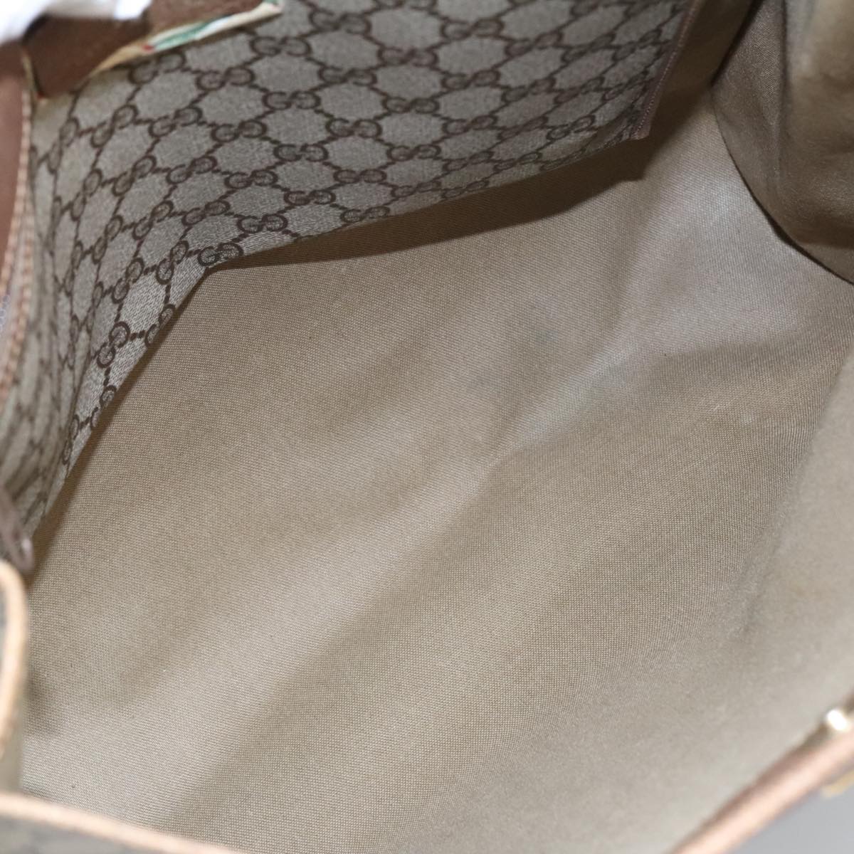 GUCCI GG Supreme Tote Bag PVC Leather Beige Gold 40 02 998 97520