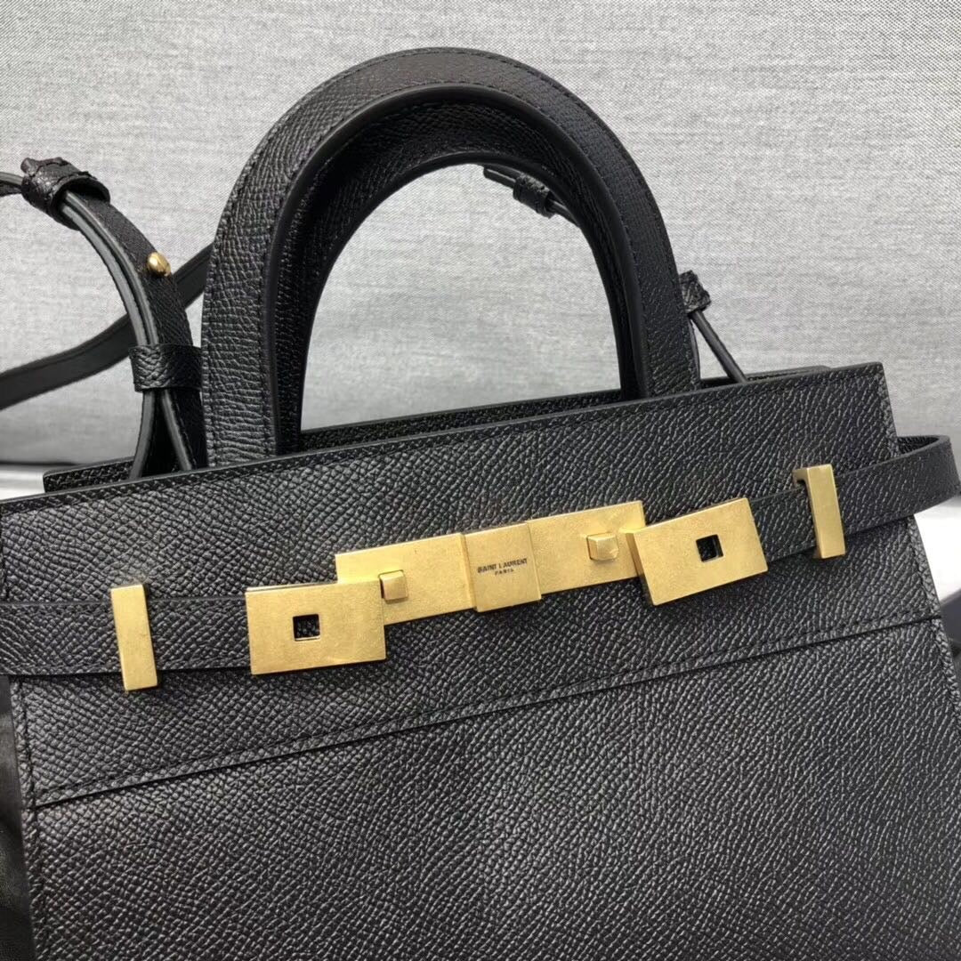 GLAMI Manhattan Nano Shopping Bag In Box Black For Women 8.2in/21cm YSL 5937410SX0W1000