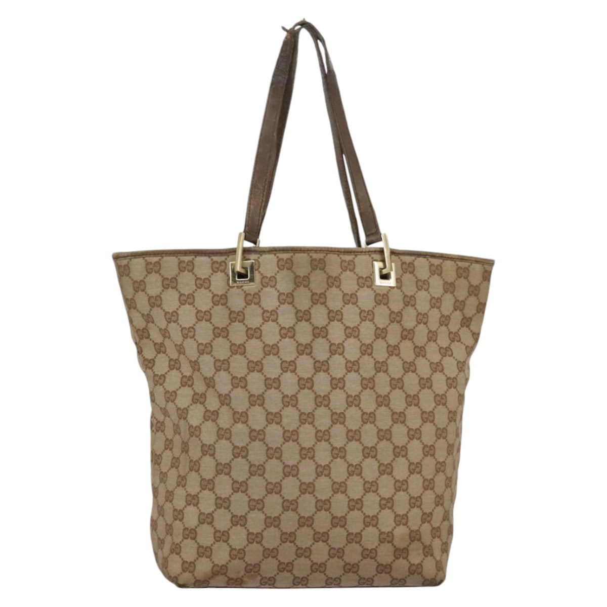 GUCCI GG Canvas Tote Bag Beige Gold 002 1098 3444 97723